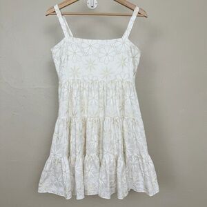 LIKELY Mayella Embroidered Babydoll Dress